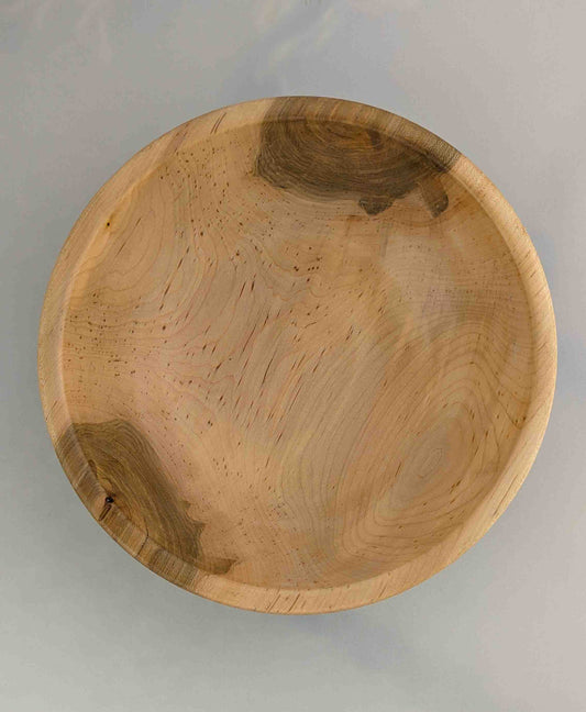 Maple Bowl with Blue Stripes