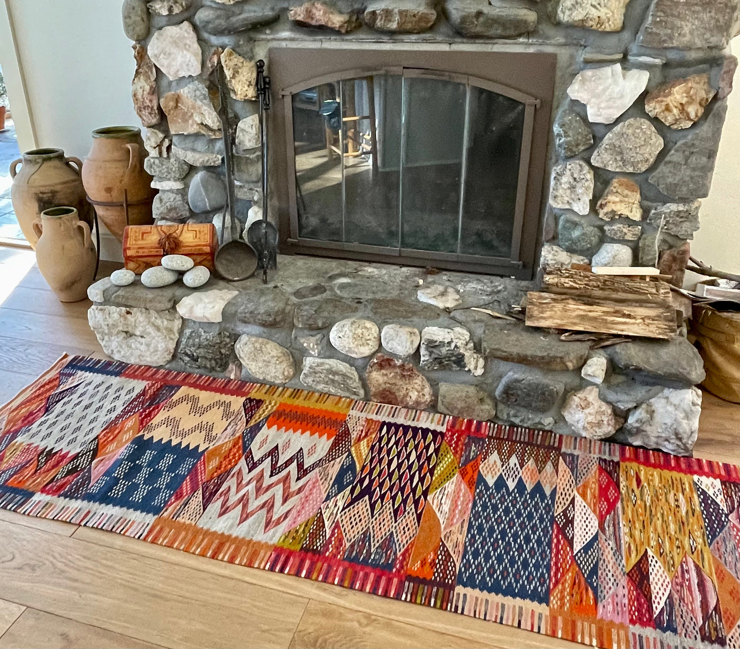 Moroccan Taznakht Kilim Runner "Malika"