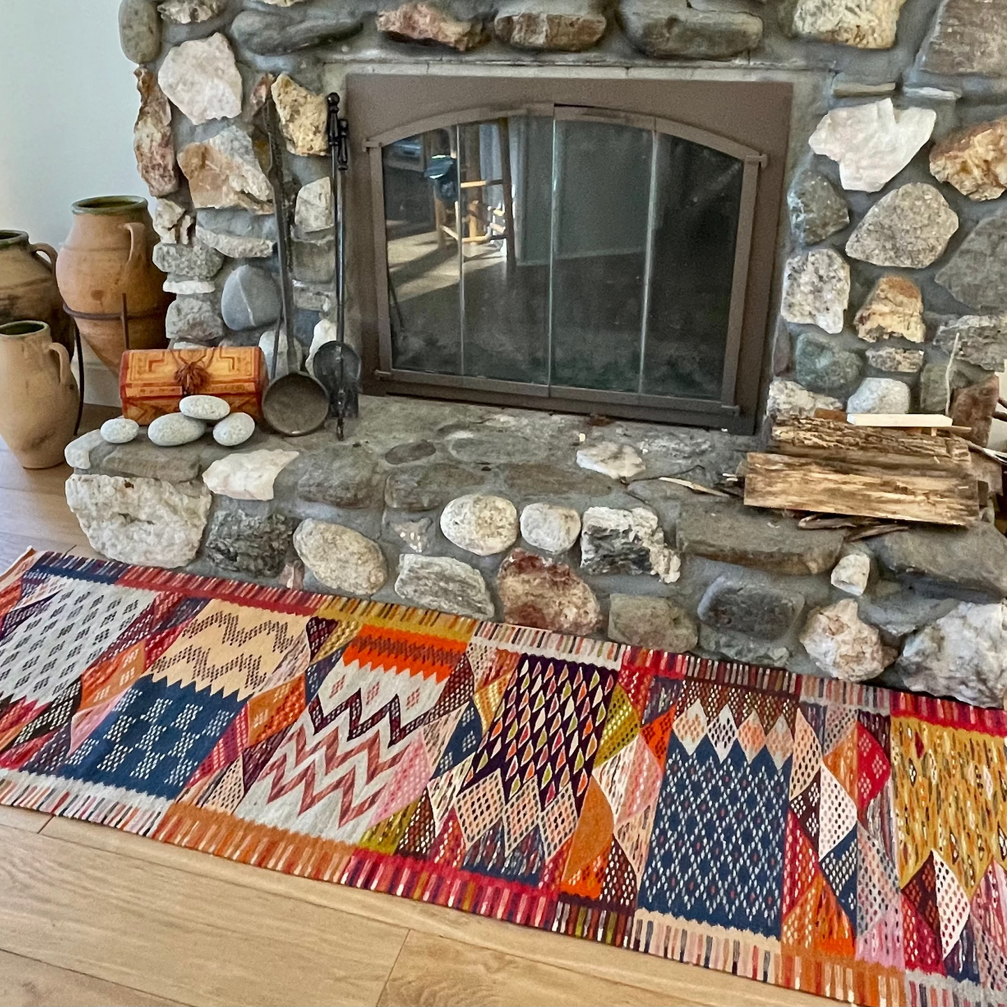 Moroccan Taznakht Kilim Runner "Malika"