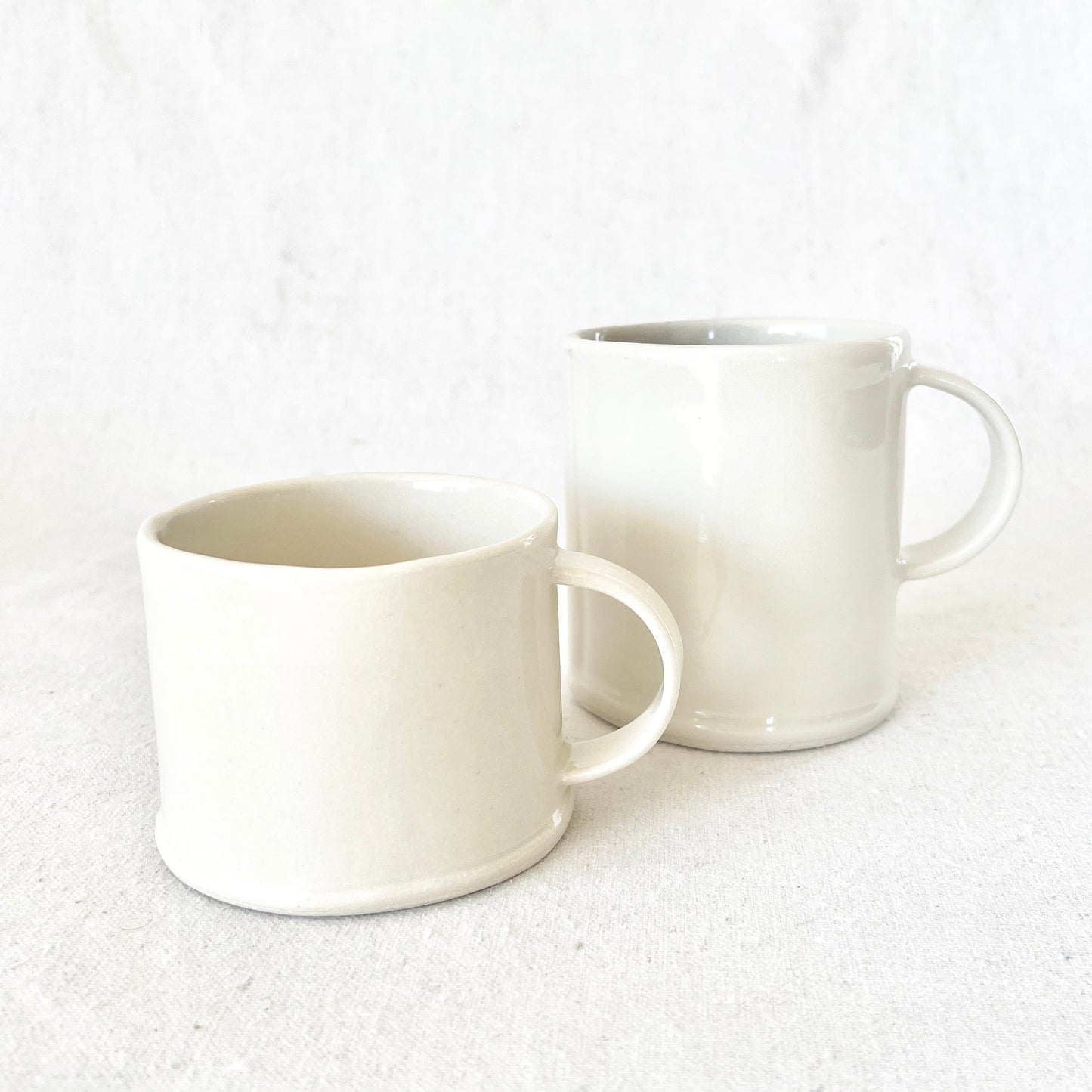 Seamed Bridge Handled Mug