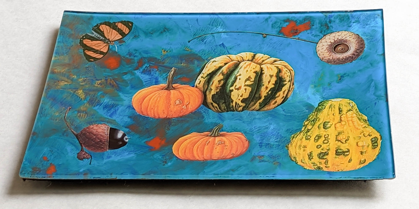 Fall Gourds Serving Platter