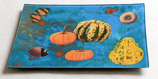 Fall Gourds Serving Platter
