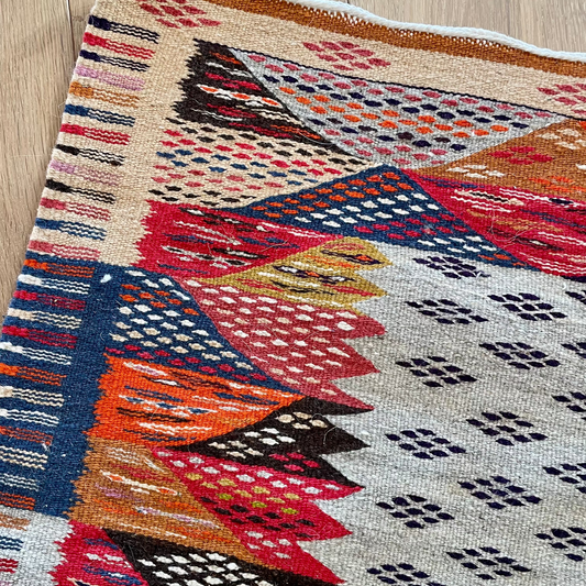 Moroccan Taznakht Kilim Runner "Malika"