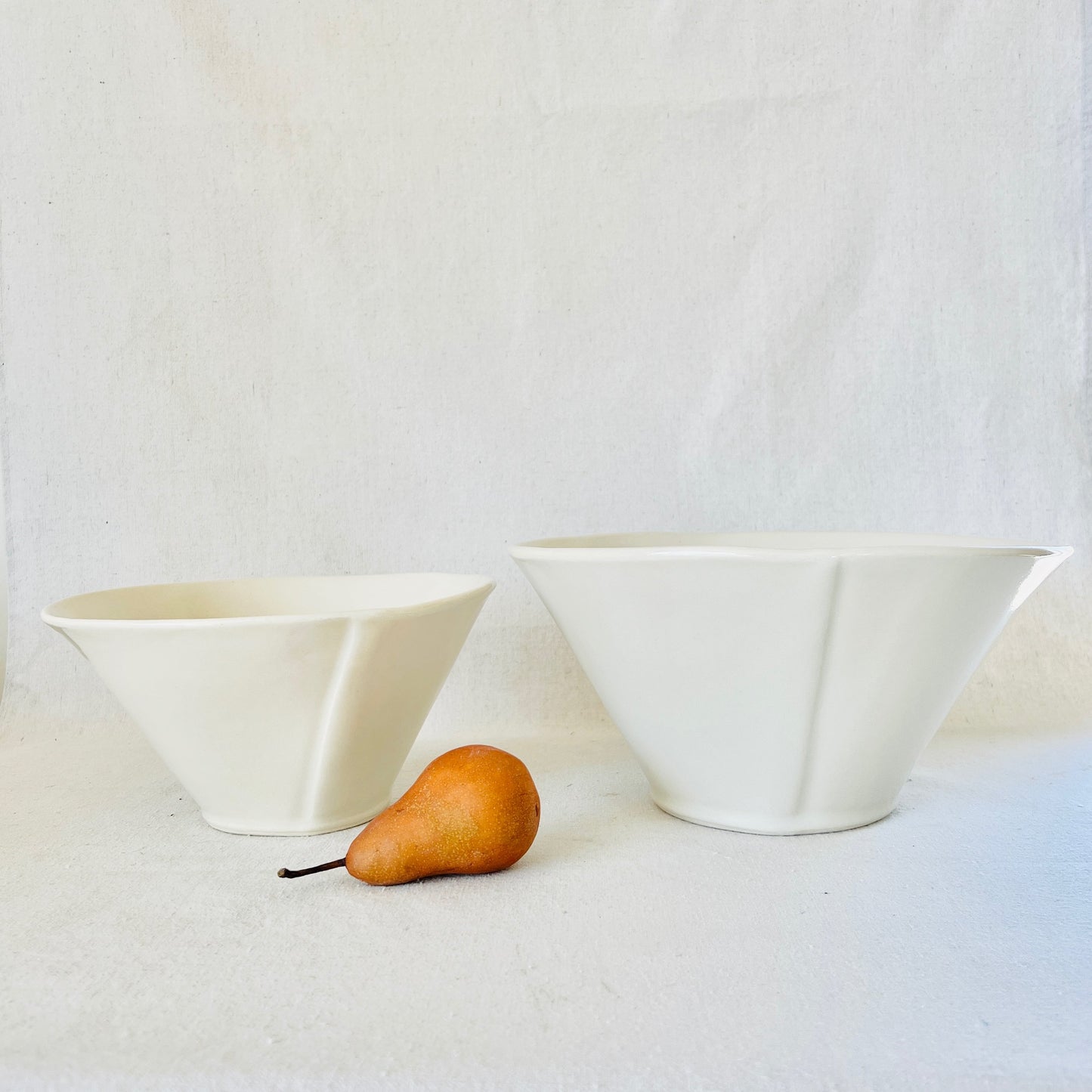 Large Seamed Serving Bowl