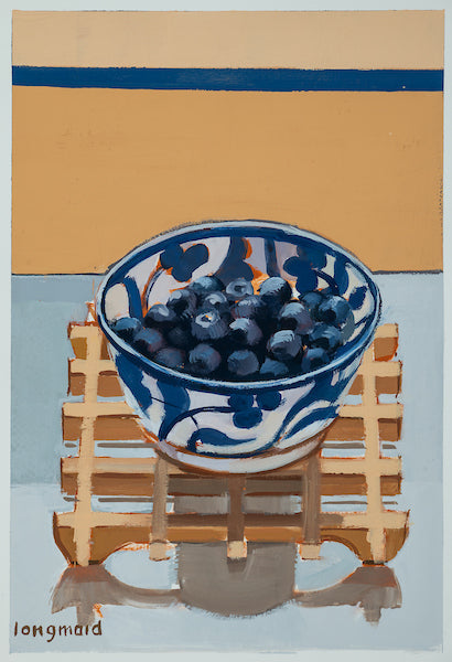 Kate-Longmaid-Moroccan Bowl with Blueberries