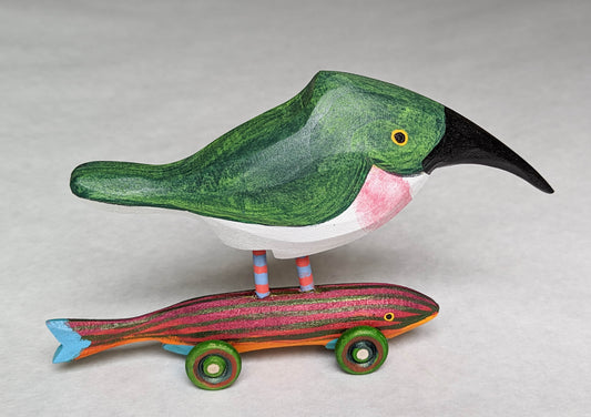 Texas Kingfisher Rides the Minnow