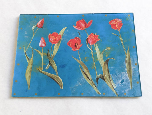 Dancing Tulips Serving Platter